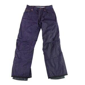 Orage Ski Snowboard Pants Women Size 8 Denim Riders Edge Winter Techwear Y2K